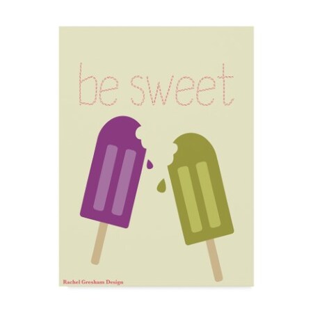 Trademark Fine Art Rachel Gresham 'Be Sweet' Canvas Art, 18x24 ALI42438-C1824GG
